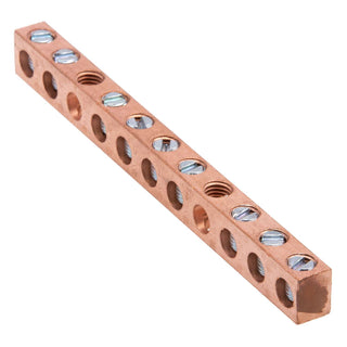 NSI 4C-14-1138-2IN 4-14 COPPER BAR WITH 2 INCH CENTERS