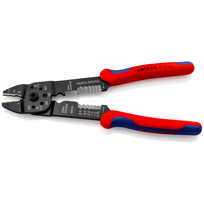 Knipex 97 21 215 9 1/4" Crimping Pliers