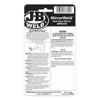 J-B Weld 33701 MirrorWeld Adhesive, 0.10 mL