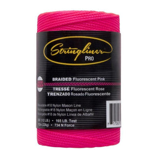 US Tape 35462 #18 Construction Replacement Roll Braided Fluorescent Pink 500 Feet