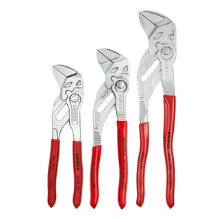 Knipex 9K 00 80 45 US 3 Pc Pliers Wrench Set