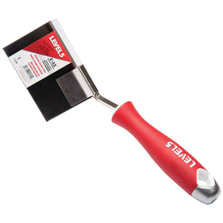 Level5 5-320 4" x 3.5" Outside Corner Trowel with Soft Grip Handles