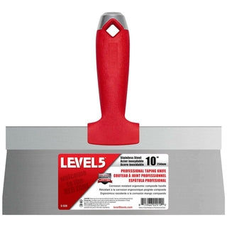 Level5 5-520 10" Stainless Steel Taping Knife with Composite Handle