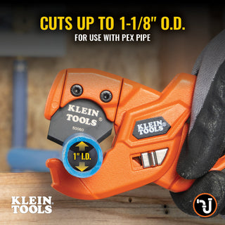 Klein Tools 50043 PEX Pipe and Tubing Cutter, 1"