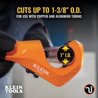 Klein Tools 50046 Constant Swing Tubing Cutter, 1 3/8"