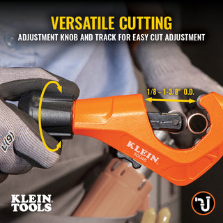 Klein Tools 50046 Constant Swing Tubing Cutter, 1 3/8"