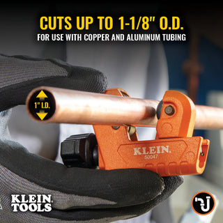 Klein Tools 50047 Mini Tubing Cutter, 1 1/8"