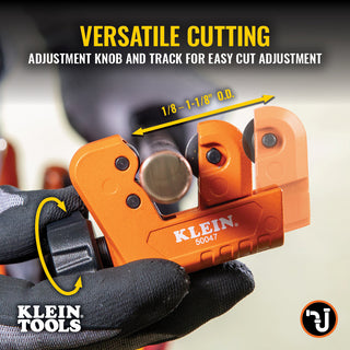 Klein Tools 50047 Mini Tubing Cutter, 1 1/8"