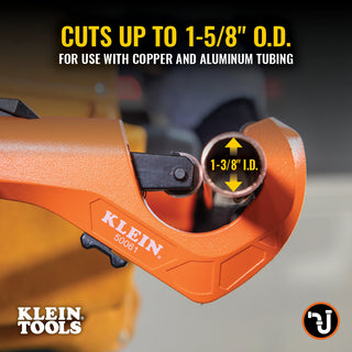 Klein Tools 50061 Quick-Adjust Tubing Cutter, 1 5/8"