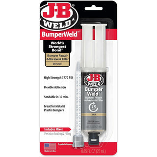 J-B Weld 50134 BumperWeld Epoxy Syringe, 25 mL