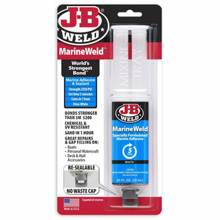 J-B Weld 50172 MarineWeld Epoxy Syringe, 25 mL