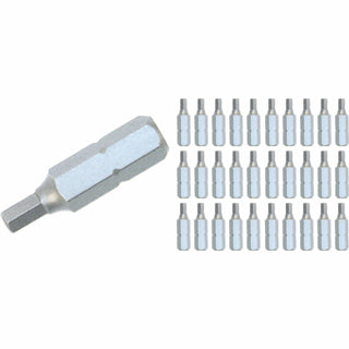 Wiha Tools 72582 2mm Hex Contractor Insert Bit, 30 Pack