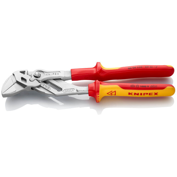 Knipex 86 06 250 SBA 10" Pliers Wrench-1000V Insulated
