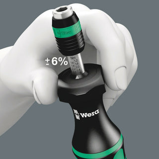 Wera Series 7400 Kraftform adjustable torque screwdrivers (0.1-3.0 Nm) with Rapidaptor quick-release chuck, 7432 x 0.90-1.50 Nm