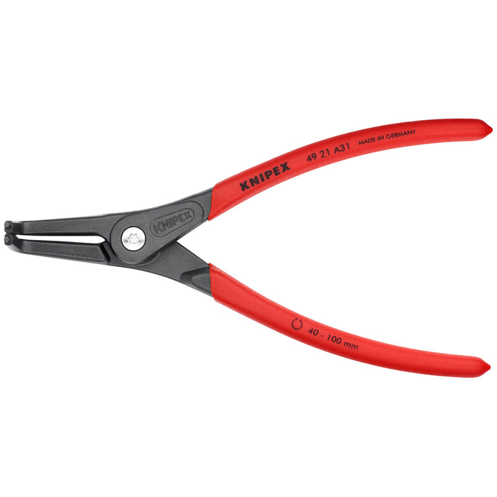 Knipex 49 21 A31 8 1/4" External 90° Angled Precision Snap Ring Pliers