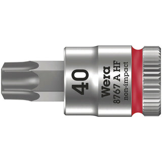 Wera 8767 A HF TORX® Zyklop bit socket with holding function, 1/4" drive, TX 9 x 28 mm