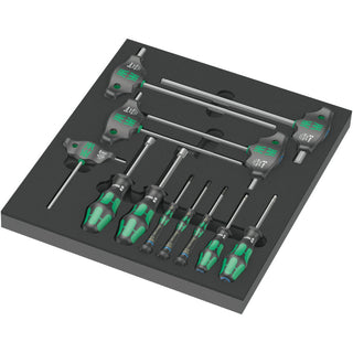 Wera 9713 Foam insert Hex screwdriver set 1, 12 pieces