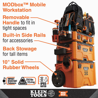 Klein Tools 54904MBR MODbox Bin for Small Toolbox