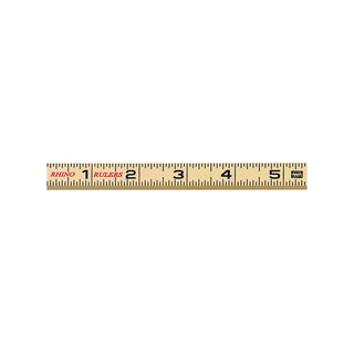 US Tape 55160 Rhino Fiberglass Folding Ruler 5/8" x 6' Carp with 6" sliding extension, Yellow