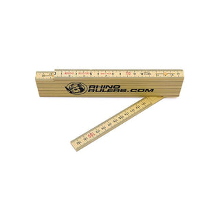 U.S. Tape 55155 English/Metric Rhino Folding Ruler 6 Feet