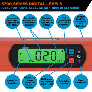 Johnson 5700-4800D JLX 48" Programmable Digital Level