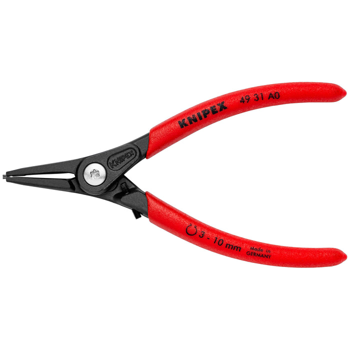 Knipex 49 31 A0 5 3/4" External Precision Snap Ring Pliers-Limiter