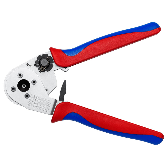 Knipex 97 52 67 DT 9" Crimping Pliers - Four-Mandrel For DT Contacts
