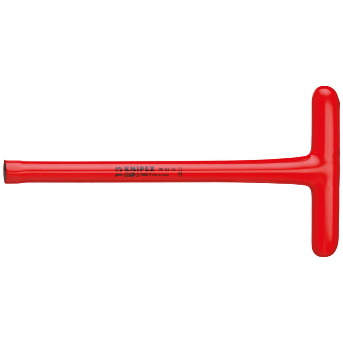 Knipex 98 05 13 12" T-Socket Wrench-1000V Insulated, 13 mm