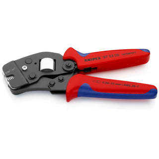 Knipex 97 53 08 7 1/2" Self-Adjusting Crimping Pliers For Wire Ferrules