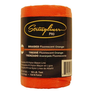 US Tape 35459 Stringliner Mason’s Line Replacement Rolls Fluorescent Orange – 500 Feet