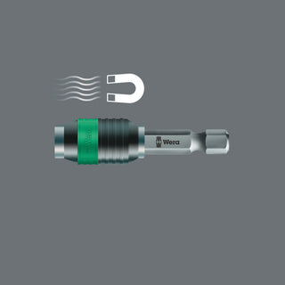 Wera 889/4/1 K Rapidaptor Universal Bit Holder, 1/4" x 50 mm