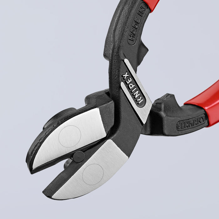 Knipex 71 41 200 8" CoBolt® High Leverage 20° Angled Compact Bolt Cutters-Notched Blade