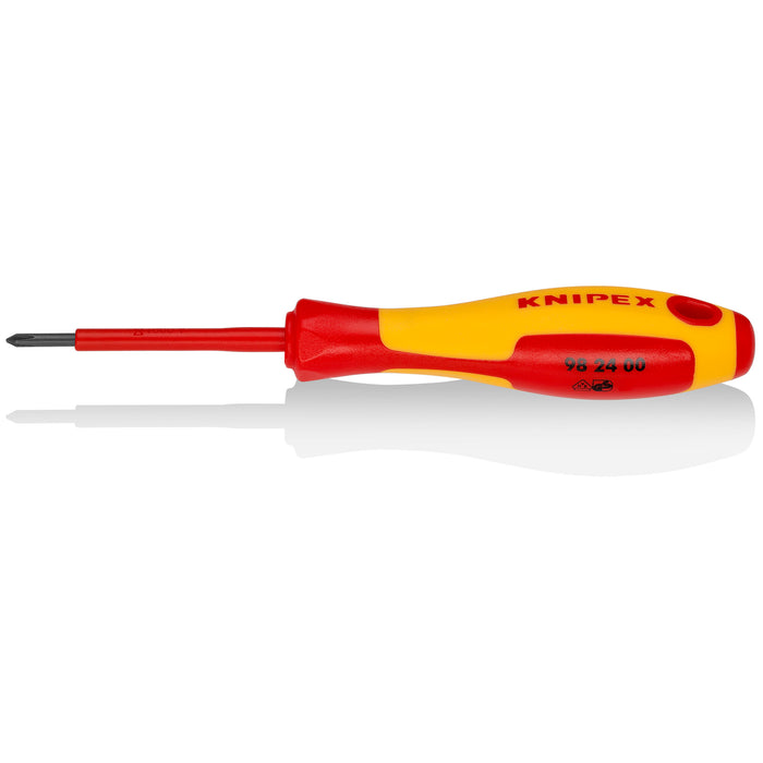 Knipex 98 24 00 Phillips Screwdriver, 2 1/2"-1000V Insulated, P0