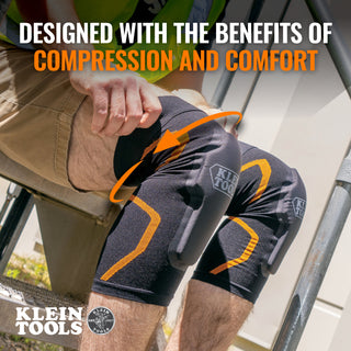 Klein Tools 60624 Knee Pad Compression Sleeve, L/XL