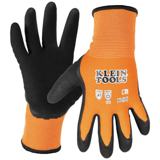 Klein Tools Winter Knit Dipped Gloves, Cut Level A1, Touchscreen