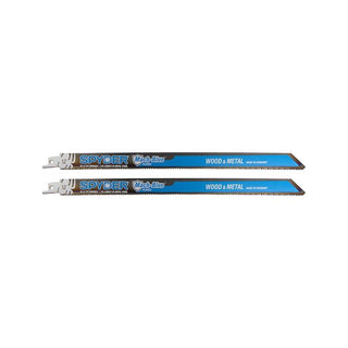 Spyder 200324 Mach-Blue 10/14TPI - 12 Inch 2-Pack