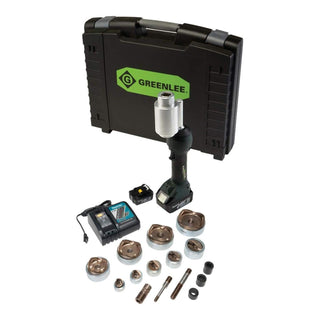 Greenlee LS100X11SS4 Intelli-Punch® 11-Ton Tool with SlugSplitter® Knockouts 1/2"-4"