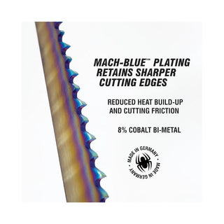 Spyder 200324 Mach-Blue 10/14TPI - 12 Inch 2-Pack