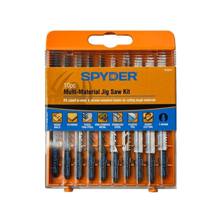 Spyder 300064 T-shank Chrome/Vanadium Blade Set 10pcs