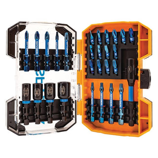 Spyder 19078 Phillips/Square/TORX® Mach-Blue Impact Bit Set 28 Piece