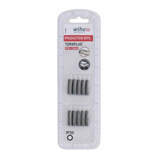 Wiha Tools 71630 IP30 x 25mm TORX® Plus Insert Bit, 10 Pack