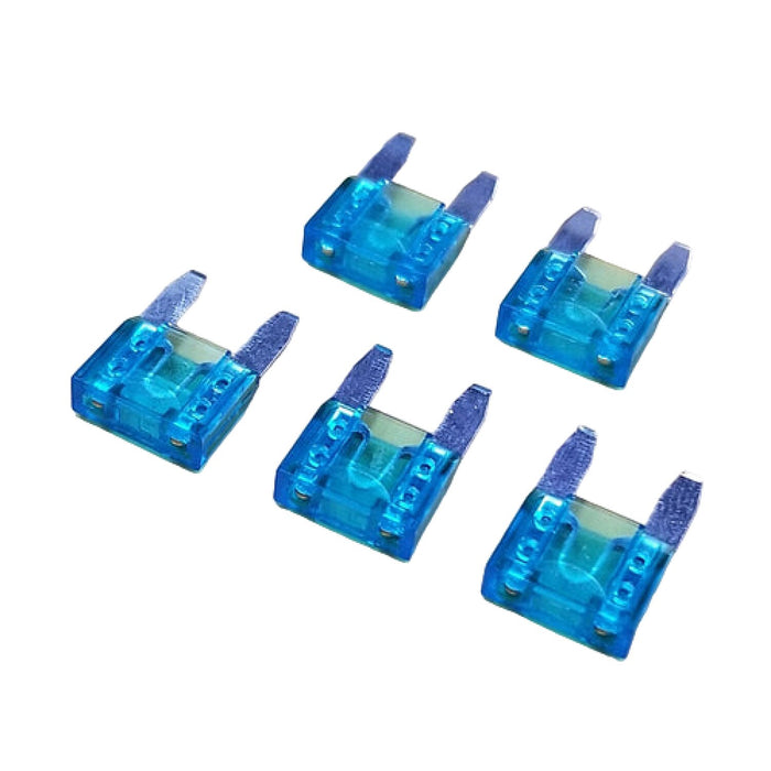 Philmore 64-6015 15A  ATM Mini Blade Automotive Fuses Blue, 5 pack