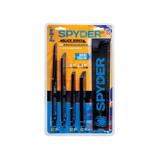 Spyder 200308 14pc Black Series Bi Metal Reciprocating Saw Blade Kit W/ Case