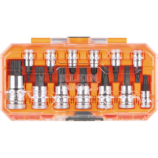 Klein Tools 65213TX Knurled TORX Bit Socket Set, 13 Pc.