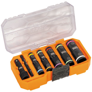 Klein Tools 65619  KNECT Flip-10 Heavy Duty Flip Impact Socket Set, Metric, 8 Pc.