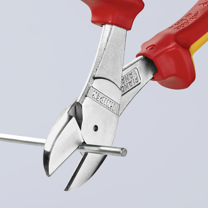 Knipex 74 06 200 8" High Leverage Diagonal Cutters-1000V Insulated