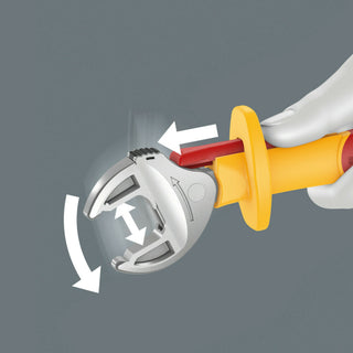 Wera 6004 Joker VDE S VDE-insulated, self-setting spanner, 10-13 x 7/16-1/2" x 155 mm