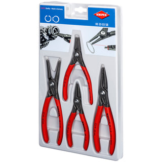 Knipex 00 20 03 SB 4 Pc Precision Snap Ring Pliers Set