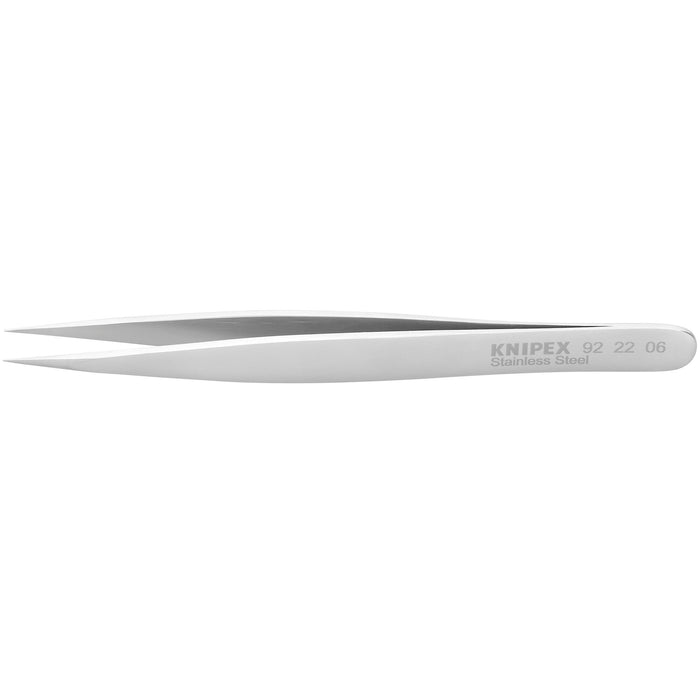 Knipex 92 22 06 4 3/4" Stainless Steel Gripping Tweezers-Needle Point Tips