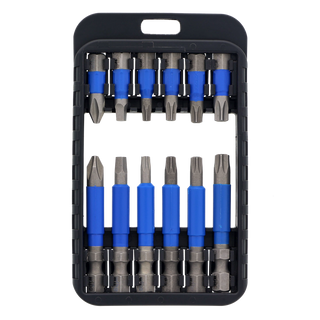 Wiha Tools 70288 TerminatorBlue Impact Driver Bit Set, 12 Pc.